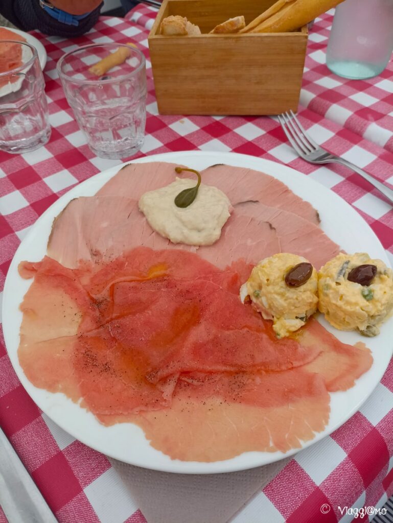 Antipasto piemontese a Neive