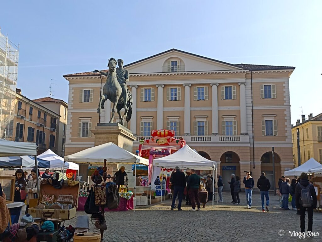 Piazza Mazzini a Casale Monferrato