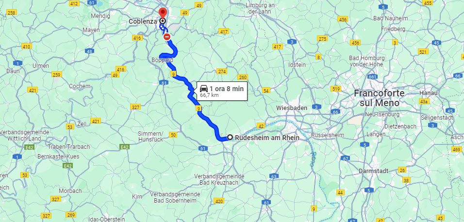 Itinerario 10 giorno sud della Germania in camper