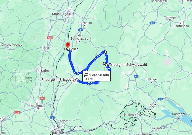 Itinerario 3° giorno Germania del Sud in camper
