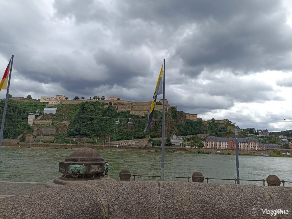 Scorcio della Fortezza di Ehrenbreitstein