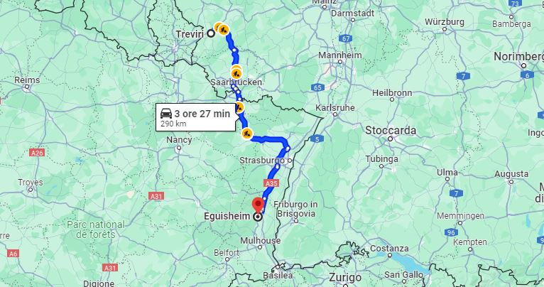 Itinerario 15 giorno del tour del sud della Germania in camper