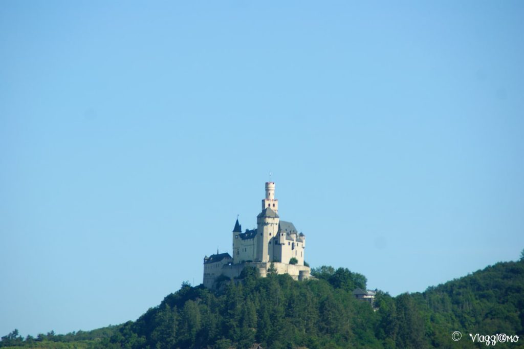 Vista del Castello di Marksburg