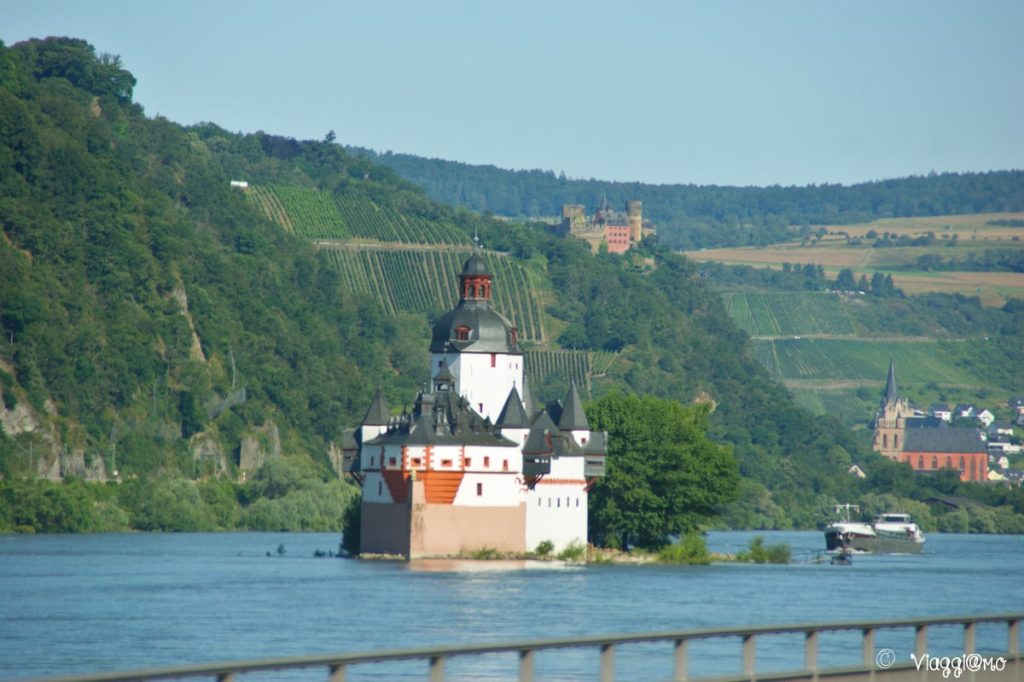 Vista sul Burg Pfaltz