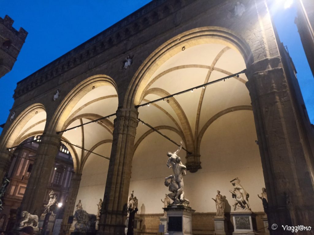 La Loggia dei Lanzi in Piazza della Signoria