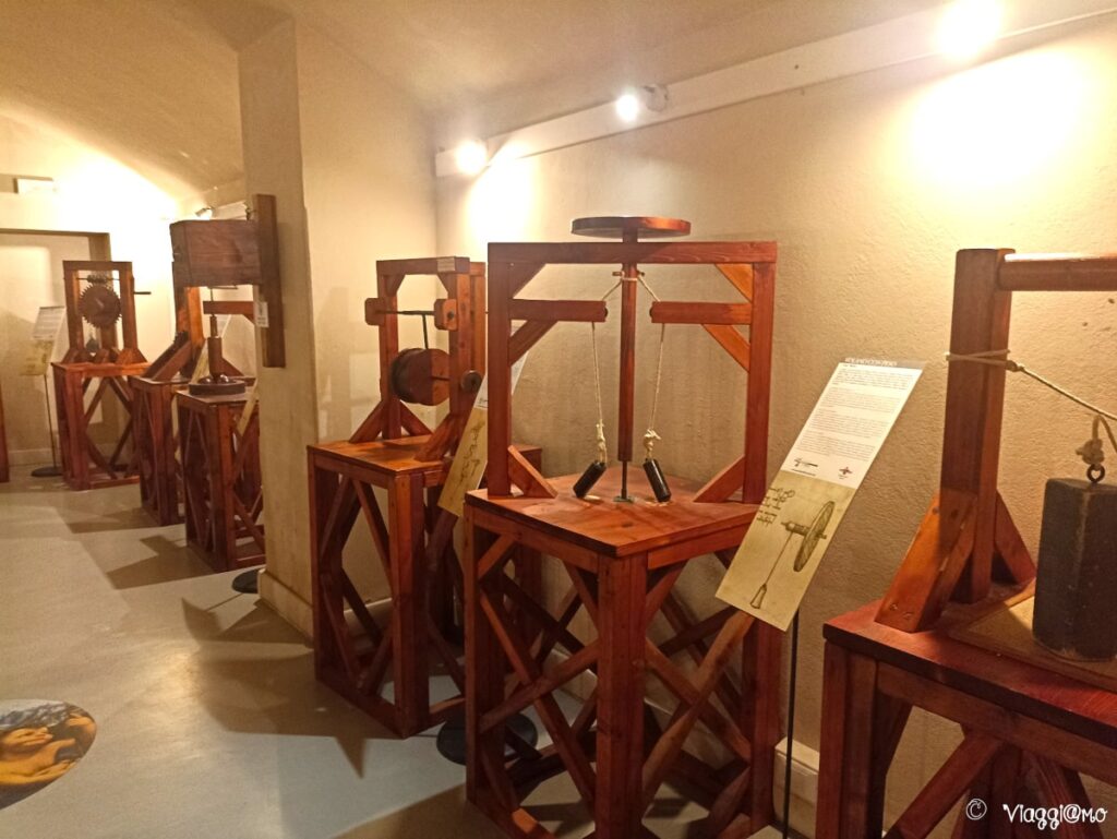 Una delle sale interattive del Museo da Vinci