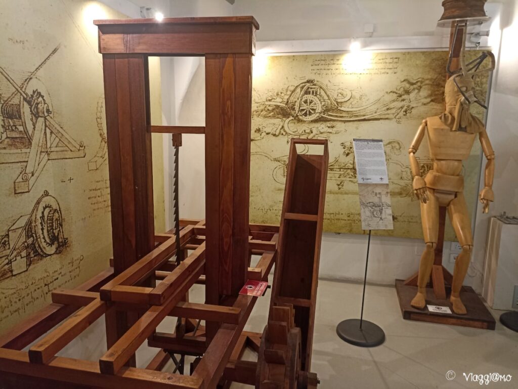 Sega Idraulica nella Sala Idraulica del Museo da Vinci