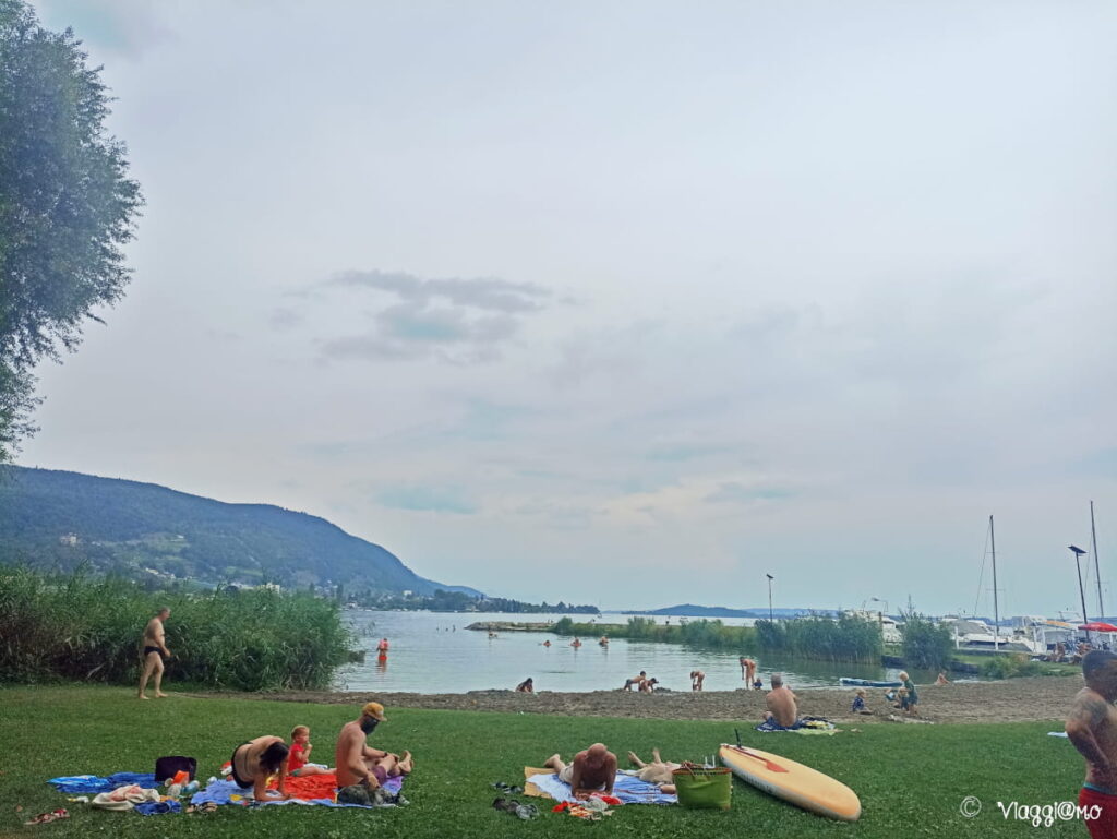La spiaggia da Le Landeron